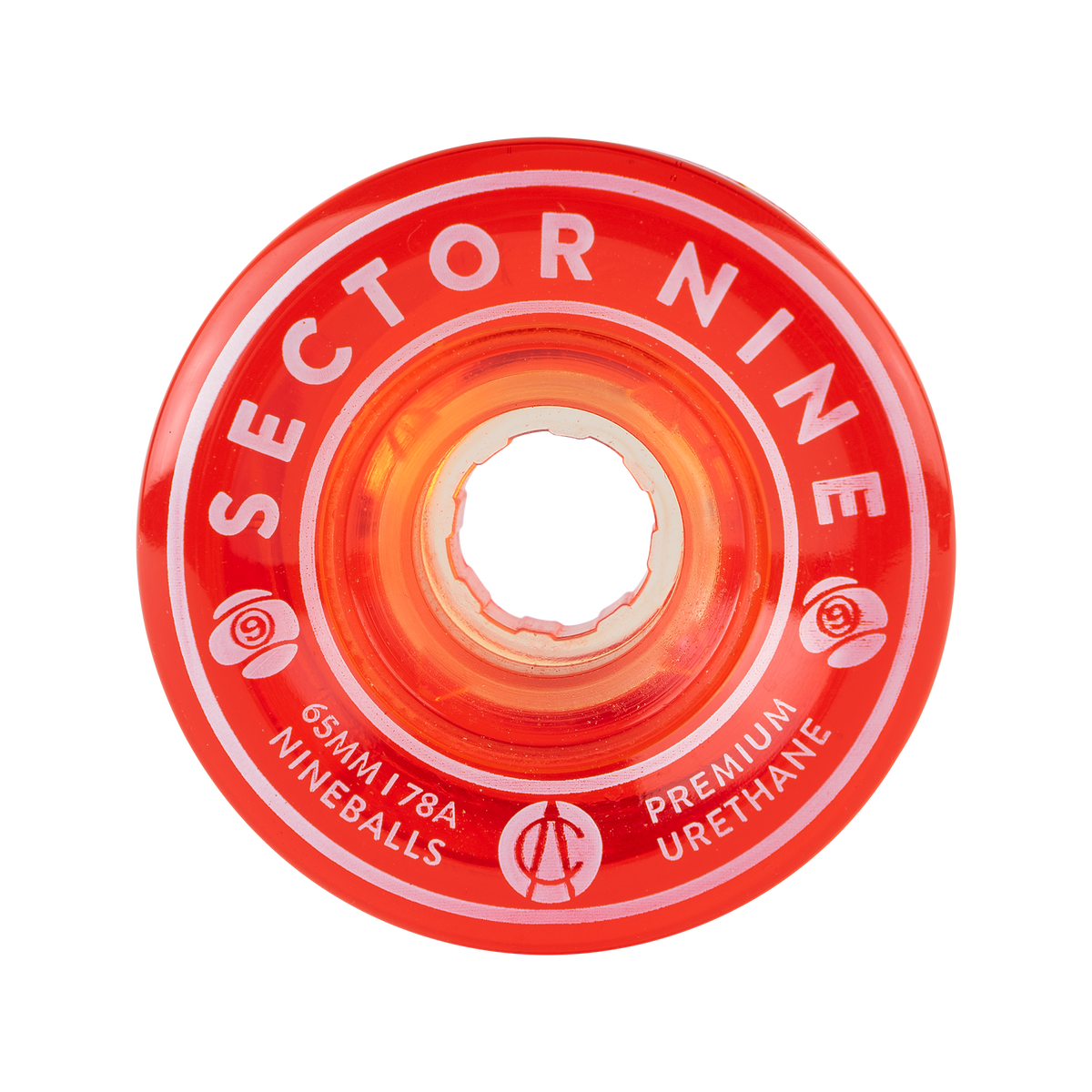 Sector 9 Nineballs Warm Red 78A/65mm Skateboard Wheels