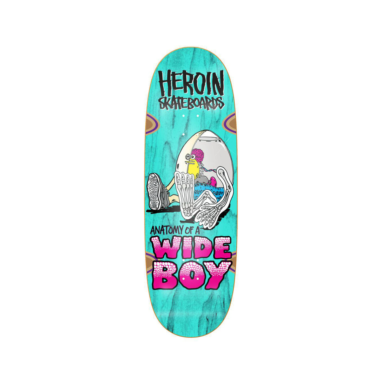 Heroin Skateboards Anatomy of A Wide Boy 10.4