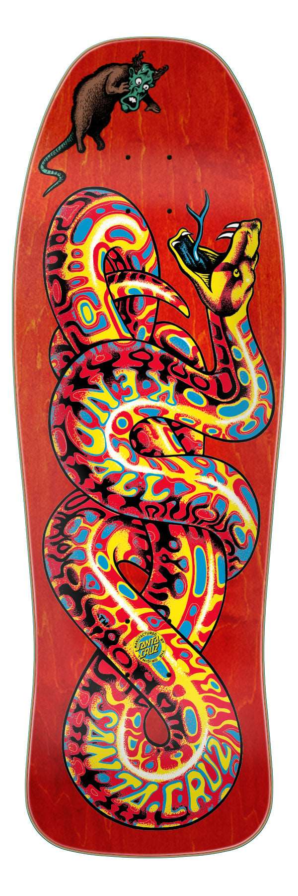 Kendall Snake Reissue Skateboard Deck 9.975in x 30.125in Santa