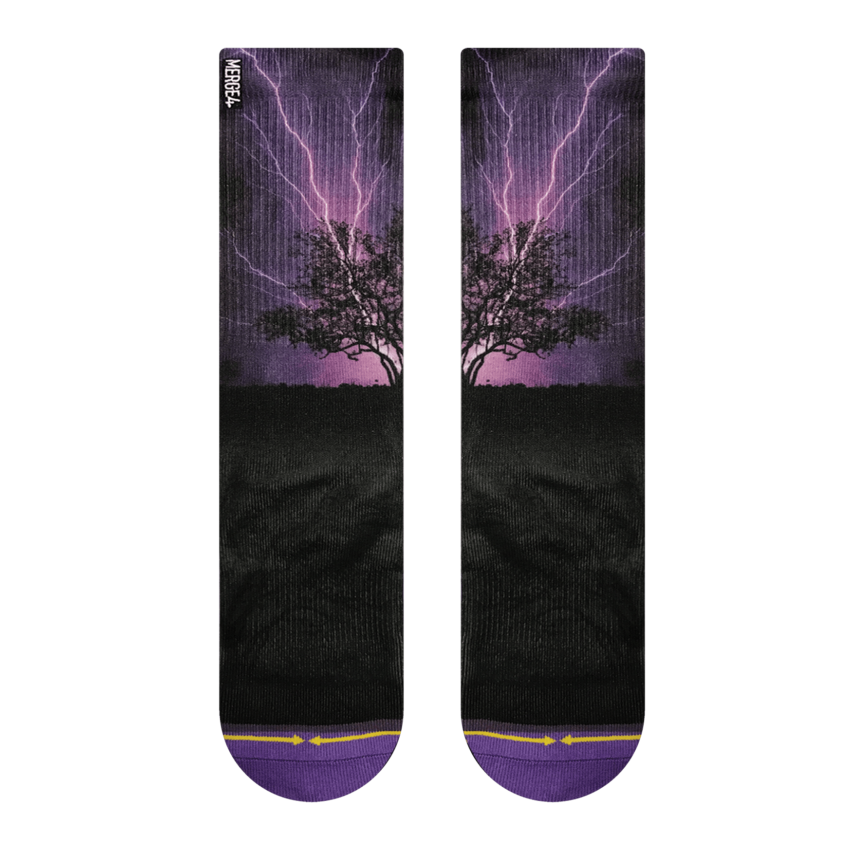 Merge4 x Dave Nelson Bolt Crew Socks Sunny Smith LLC