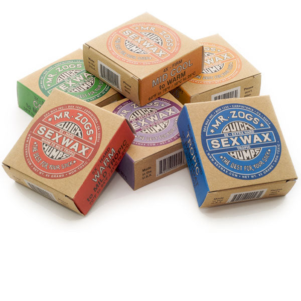 SEX WAX COCONUT QUICK HUMPS Surf Wax (ECOBOX) – Sunny Smith LLC