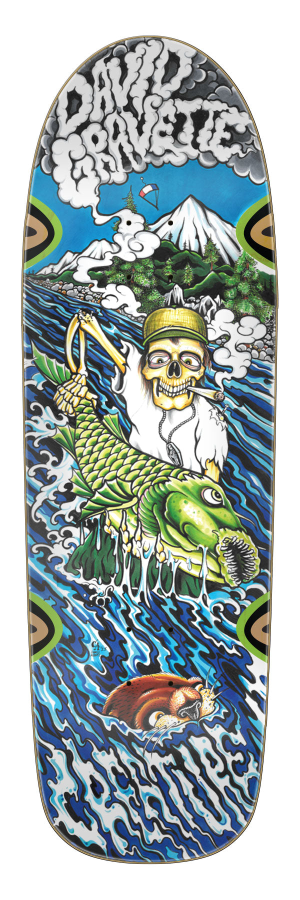 Creature David Gravette Hippie Falls 9.00in Skateboard Deck
