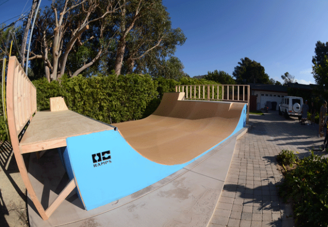 OC Ramps Half Pipe Ramp - 16' Wide