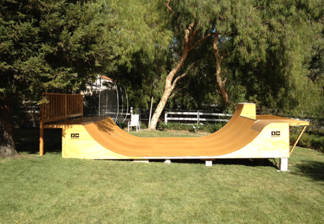 OC Ramps Half Pipe Ramp - 16&#39; Wide