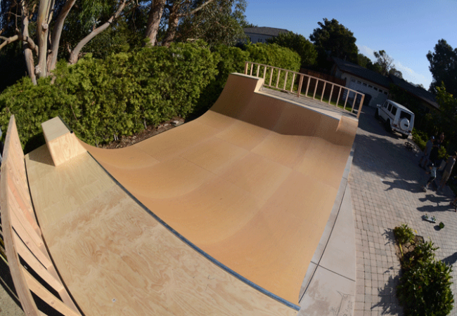 OC Ramps Half Pipe Ramp - 16' Wide