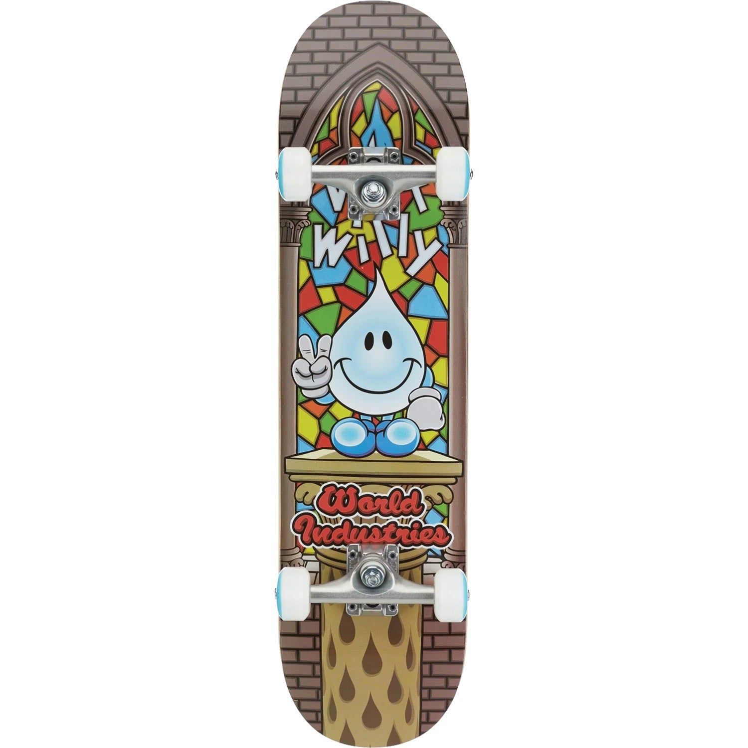World Industries Skateboards Wet Willy V2 Micro Complete Skateboard - 6.75" x 28.5"