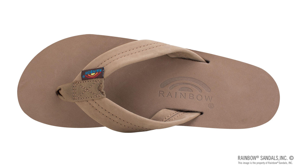 Rainbow Sandals Women&#39;s - Double Layer 302alts - 1&quot; Strap - Dark Brown
