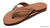 Rainbow Sandals Double Layer Arch Support Premier Leather with a 1" Strap- Redwood