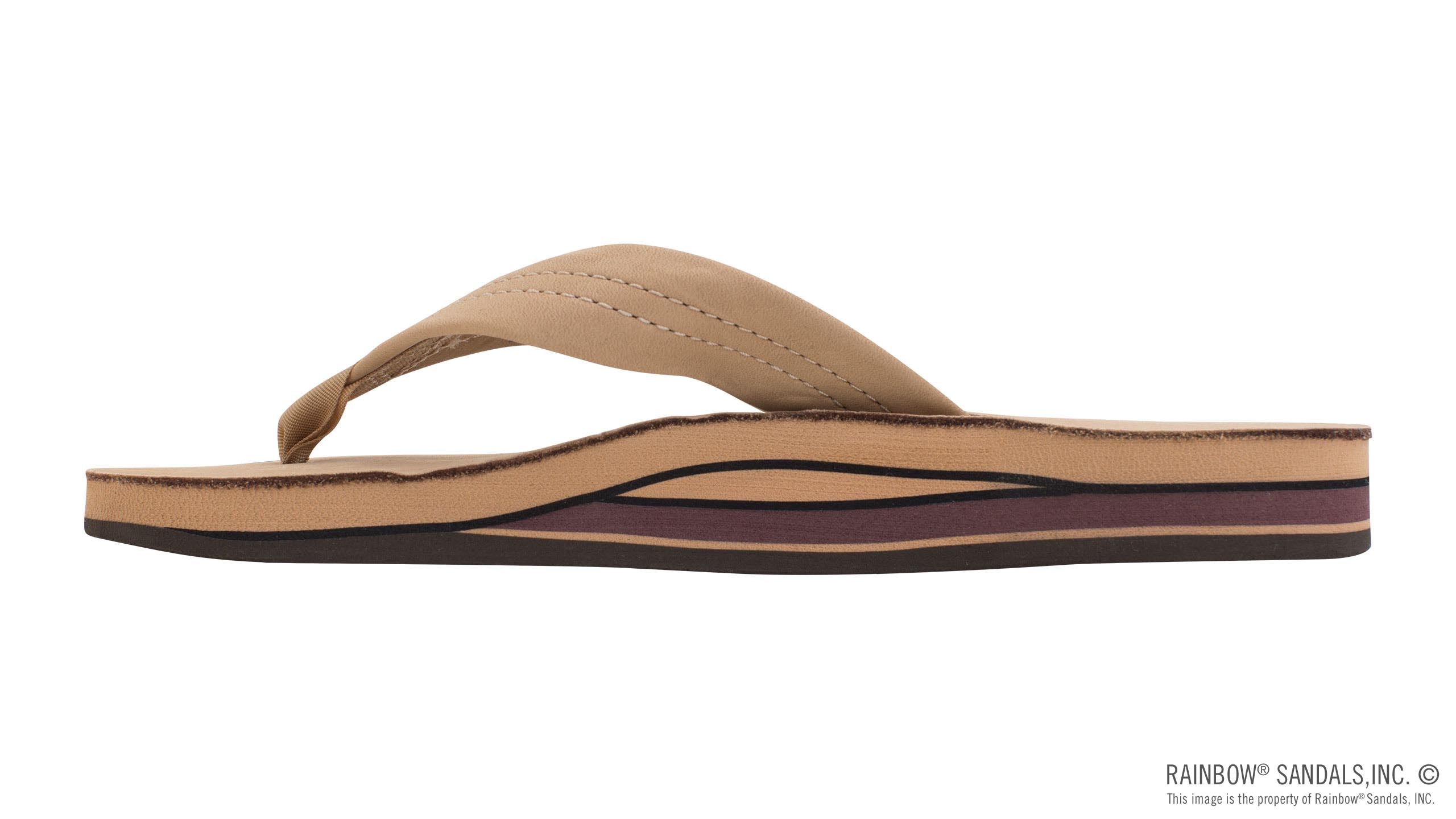 Rainbow Sandals Women's - Double Layer 302alts - 1" Strap - Sierra Brown
