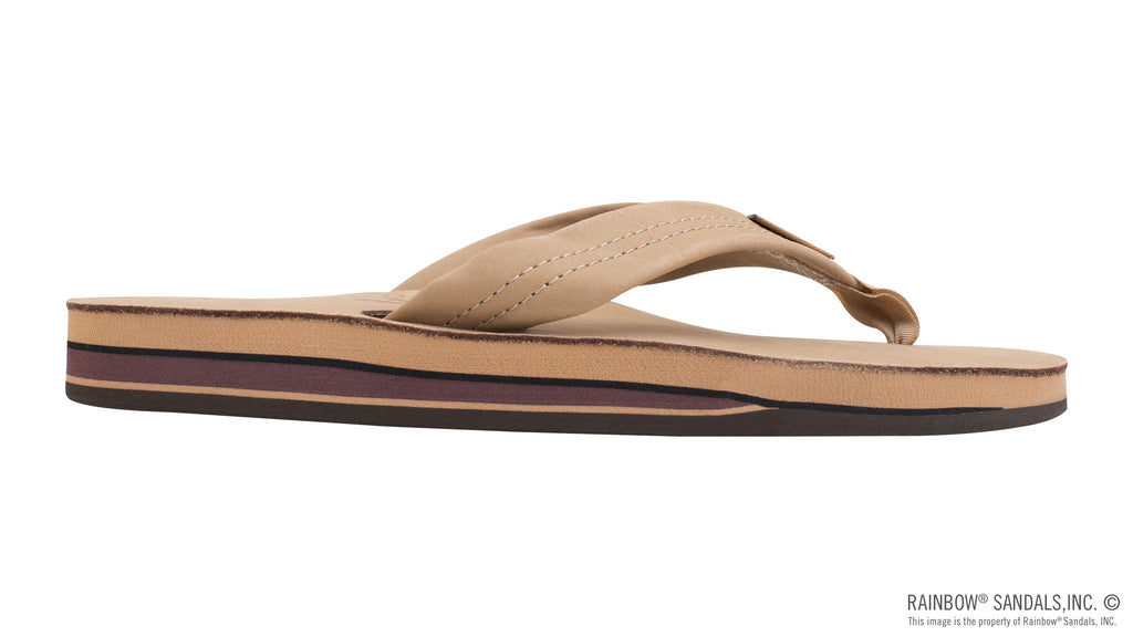 Rainbow Sandals Women's - Double Layer 302alts - 1" Strap - Sierra Brown