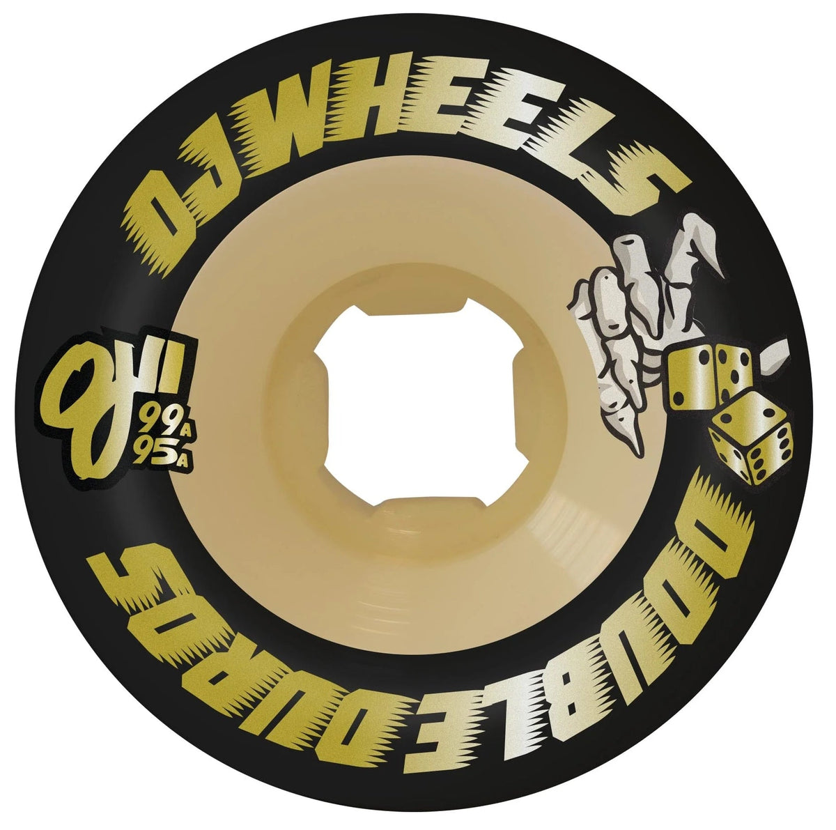 OJ Black Gum Double Duro Mini Combo 58mm 99a/95a Wheels
