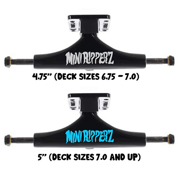 Mini Ripperz Pro Hollow Trucks (Pair) 5"