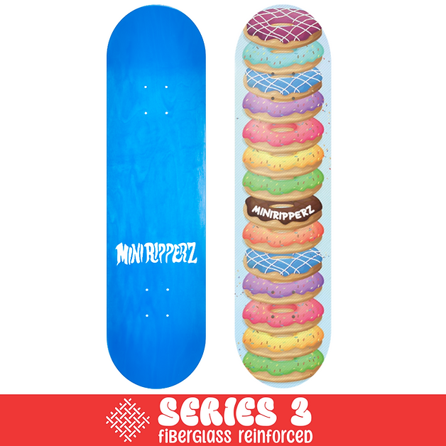 Mini Ripperz Donut Stack Deck 7.5 x 29