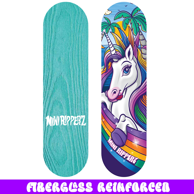 Mini Ripperz - Rainbow Unicorn Series 3 Skateboard Deck