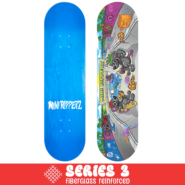 Mini Ripperz Pool Party Deck 7.5 x 29