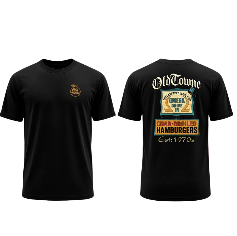 Old Towne Omega Drive In Tee