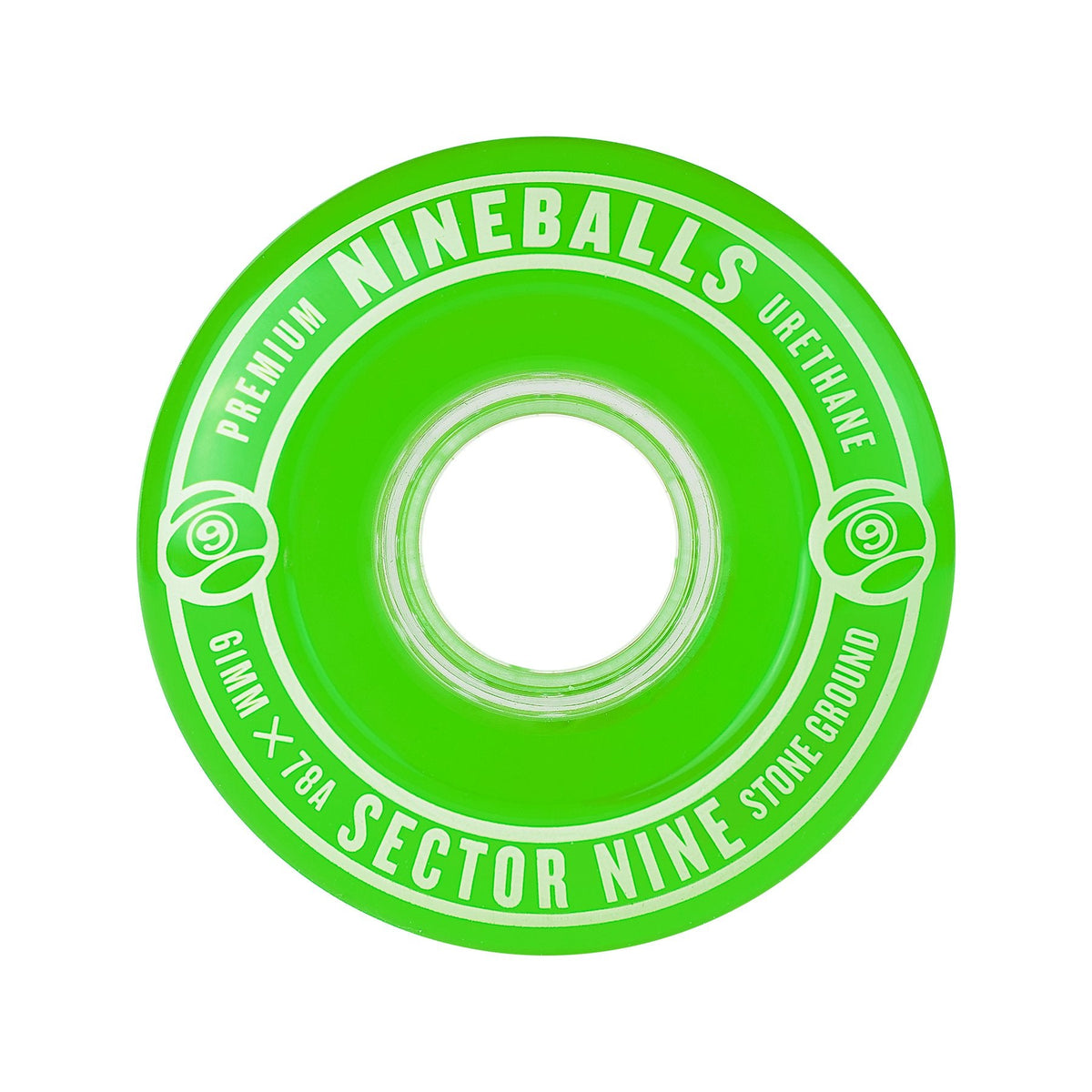 Sector 9 Nineball wheels 61mm 78a