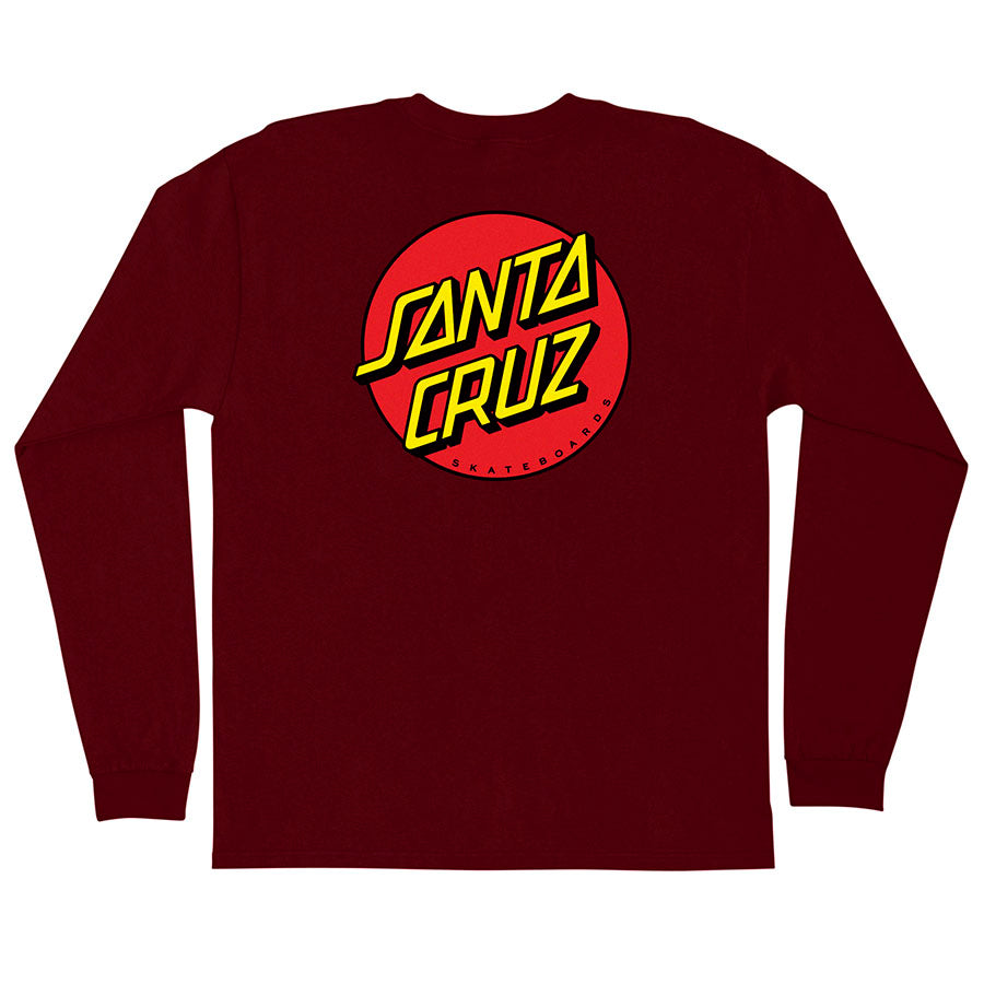 Santa Cruz Longsleeve T-shirt Classic Dot Santa