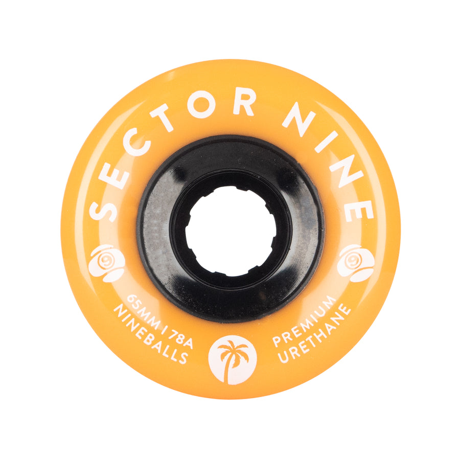 Sector 9 65mm 78a Nineball Tangerine Dreams Wheels