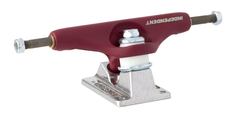 Independent Stage 11 BTG Speed Burgundy Silver Standard Skateboard Trucks