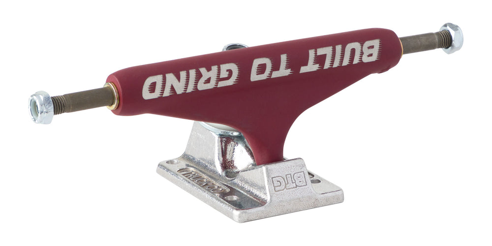 Independent Stage 11 BTG Speed Burgundy Silver Standard Skateboard Trucks