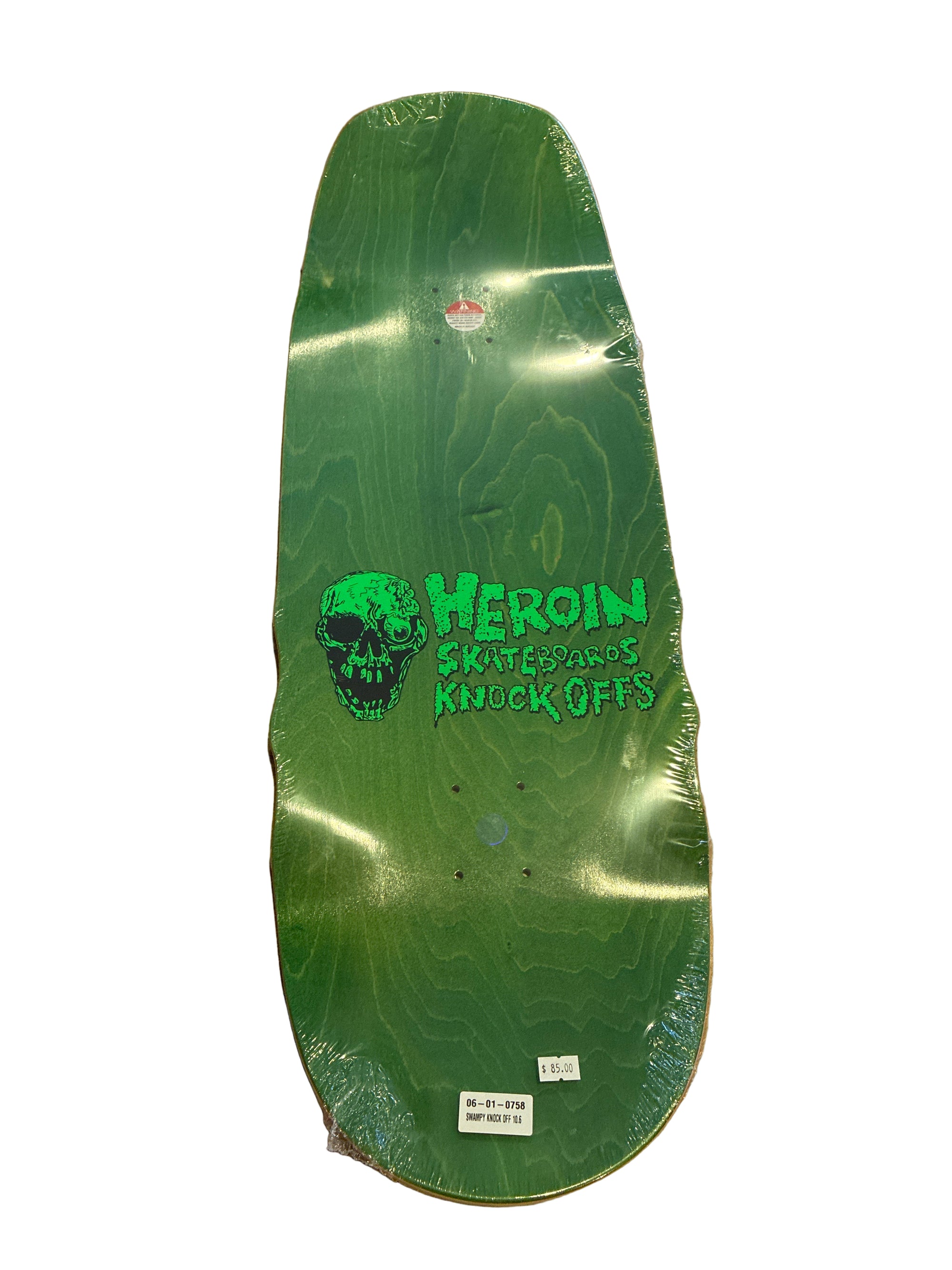 Heroin Swampy Knock Off Deck 10.6