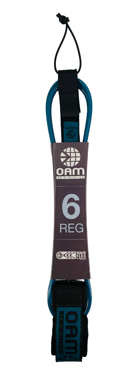 OAM 6' Regular Leash - MADE IN USA- DARK TEAL