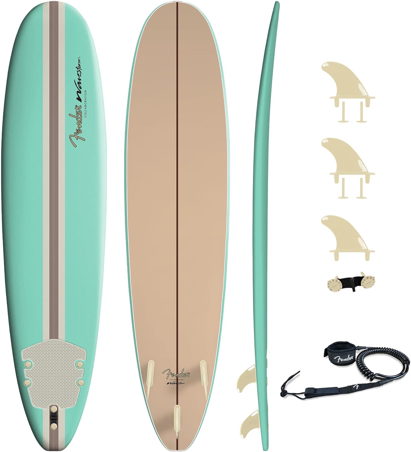 Fender x Wavestorm Collaboration 8ft Surfboard - Sunny Smith LLC Fender x Wavestorm Collaboration 8ft Surfboard - Sunny Smith LLC
