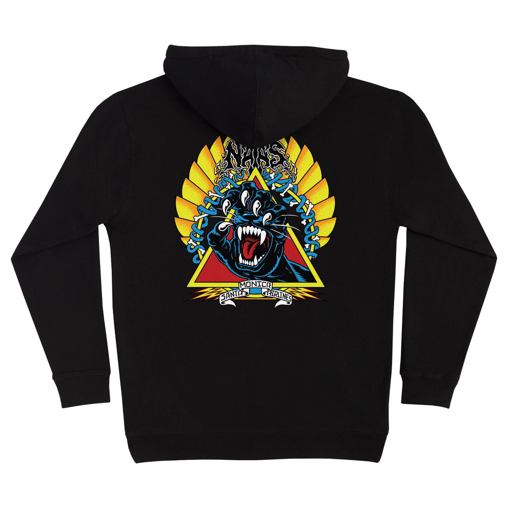 Santa Cruz Natas Screaming Panther Mens Santa Cruz Pullover Hoodie