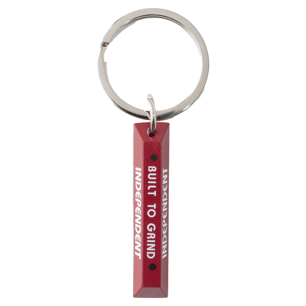 Independent Red Curb Key Chain