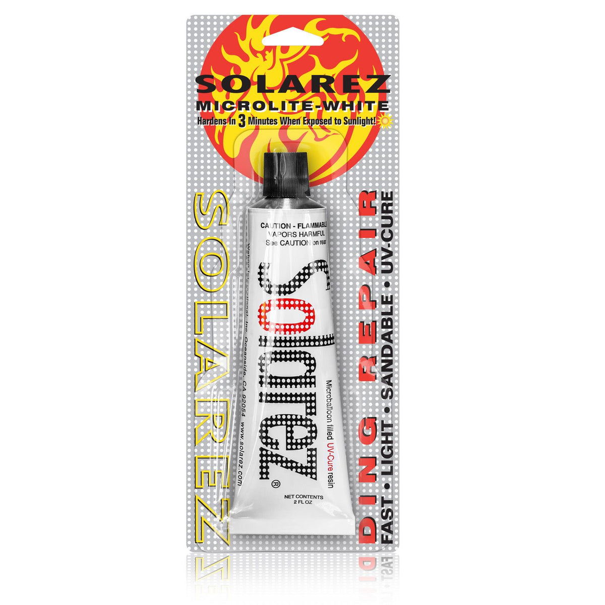 Solarez Microlite Filler 0.5 OZ TUBE w/ Sand pad