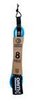 OAM 8' Leash Surfboard Leash Cyan USA