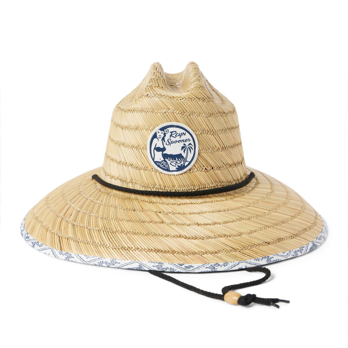 Reyn Spooner LAHAINA SAILOR STRAW HAT- White