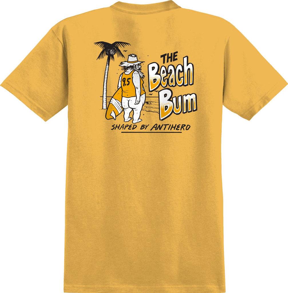 Antihero Beach Bum T-Shirt - Gold/White/Black X-Large Sunny Smith LLC