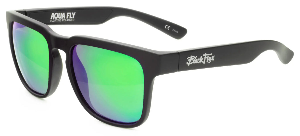 Black Flys Aqua Fly - Floating Green Polarized Sunglass