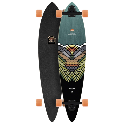 Arbor Artist Fish Complete Skateboard Sunny Smith LLC
