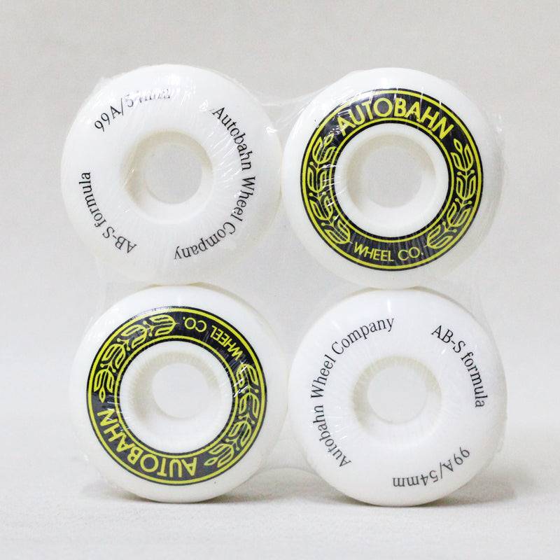 Autobahn AB-S Skateboard Wheels White Sunny Smith LLC