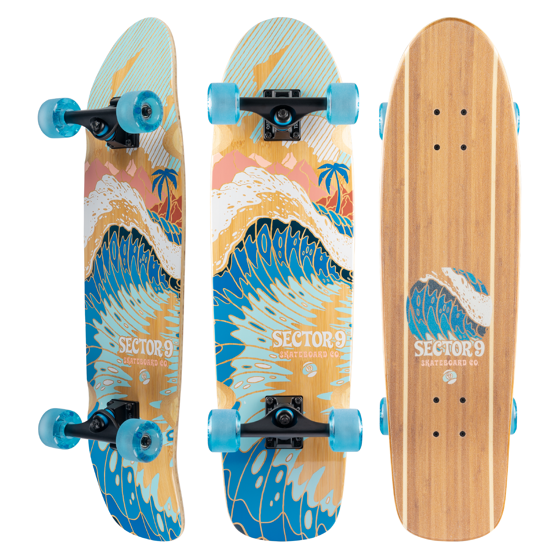 Sector 9 Bamboozler Bora Bora Park Cruiser Complete