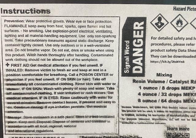PHIX DOCTOR SURFBOARD Polyester Sanding Resin (1QT/.95L) Sunny Smith LLC