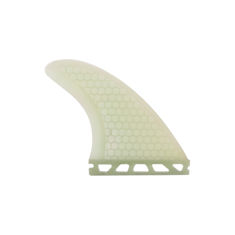 Captain Fin Chippa New Bones Single Tab Surfboard Fin - White