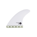 Captain Fin Chippa New Bones Single Tab Surfboard Fin - White