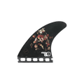 Captain Fin Dion Agius Flower Single Tab Surfboard Fin - Black