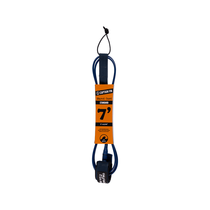 Captain Fin Shred Cord Standard Surfboard Leash 7'-9'