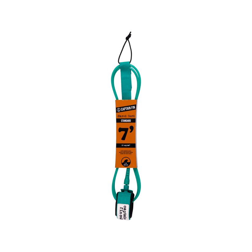 Captain Fin Shred Cord Standard Surfboard Leash 7'-9'