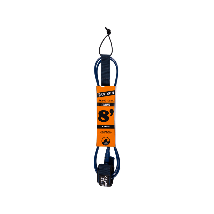 Captain Fin Shred Cord Standard Surfboard Leash 7'-9'
