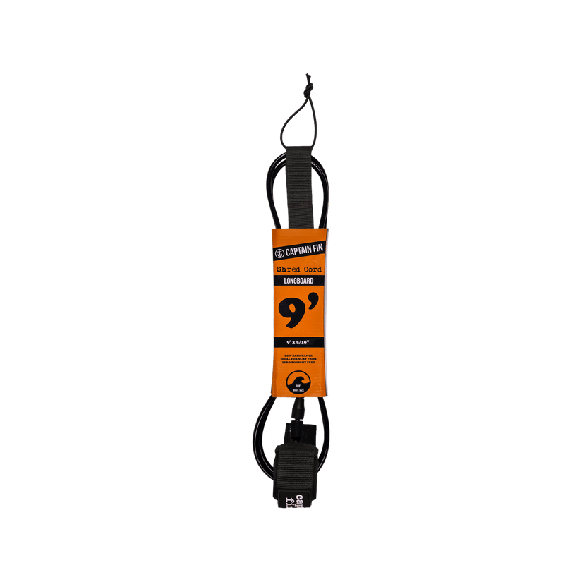 Captain Fin Shred Cord Standard Surfboard Leash 7'-9'