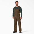 Dickies Classic Bib Overalls-Rinsed Timber Brown