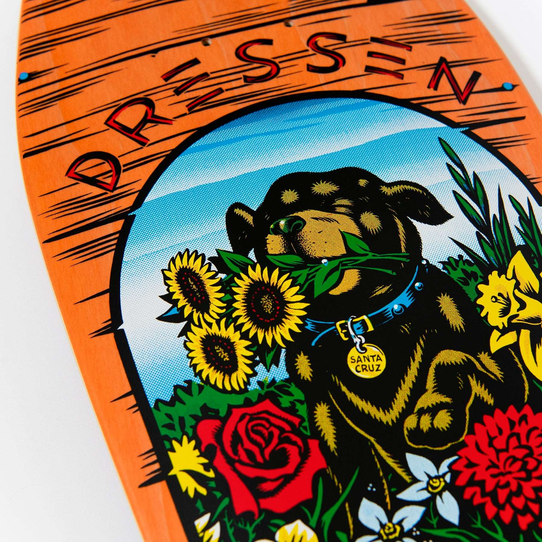 Santa Cruz Dressen Pup Reissue Skateboard Deck 9.5 - Sunny Smith LLC Santa Cruz Dressen Pup Reissue Skateboard Deck 9.5 - Sunny Smith LLC