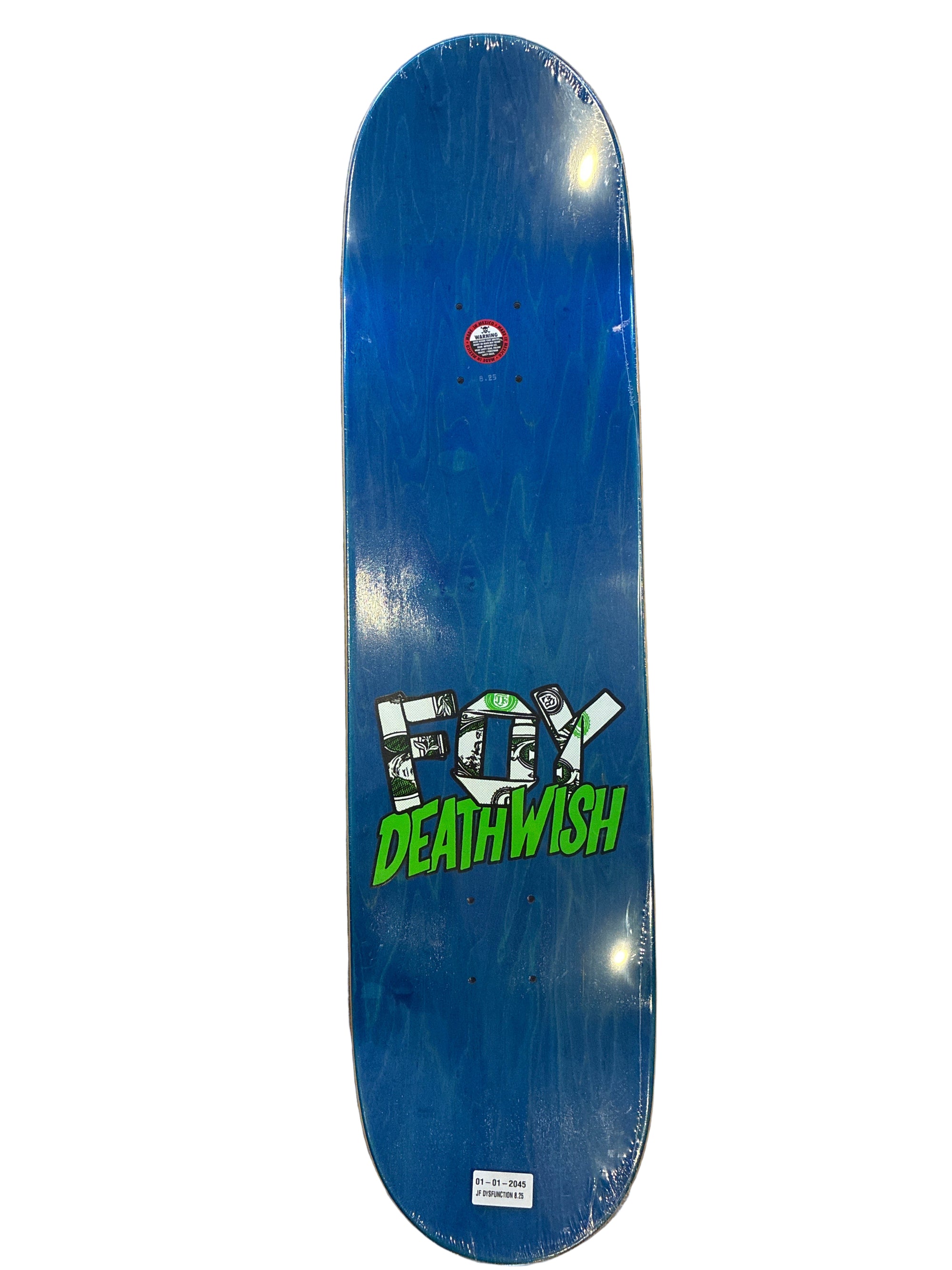 Deathwish Jamie Foy Dysfunctional Skateboard Deck 8.25