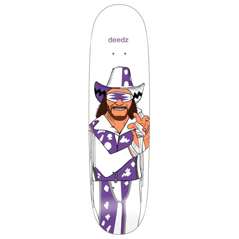 ENJOI WWE deedz body slam r7 skateboard deck 8.375&quot; RANDY SAVAGE